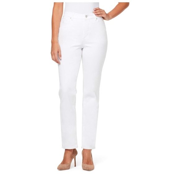 Gloria Vanderbilt Denim - Gloria Vanderbilt Amanda Tapered Leg Classic Rise 10 Short Vintage White NWT